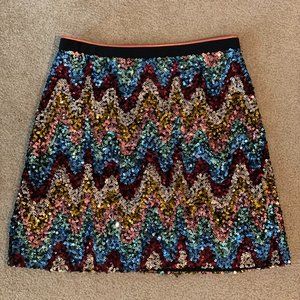 Maeve by Anthropologie Sequin Skirt